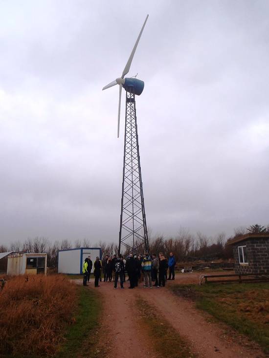 Flensburg University and VDI - German Engineer Association visit Nordic Folkecenter