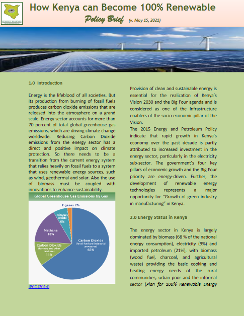Policy brief Kenya