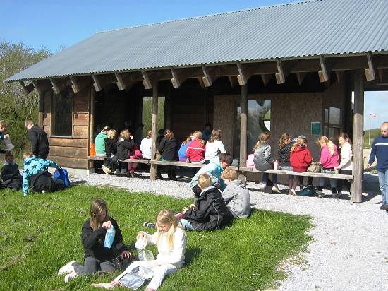 Skarrild school visit the Nordic Folkecenter