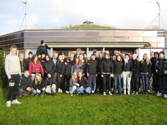 Svankjaer Ungdomsskole visit Nordic Folkecenter for Renewable Energy